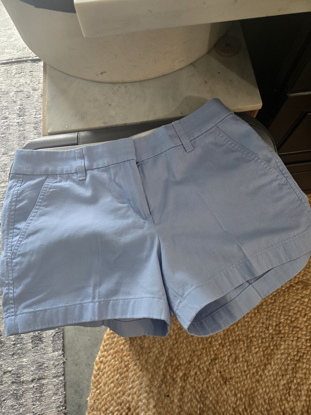 J. Crew Light Blue Chino Shorts